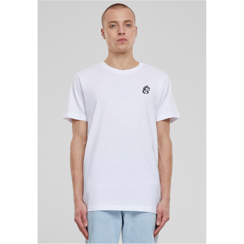 Mister Tee Mens T-shirt Dice Fire EMB white 54177943