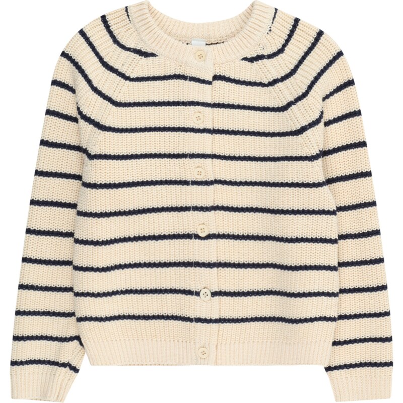 ABOUT YOU Kardigán Cora modrá / šedobiela 54285866