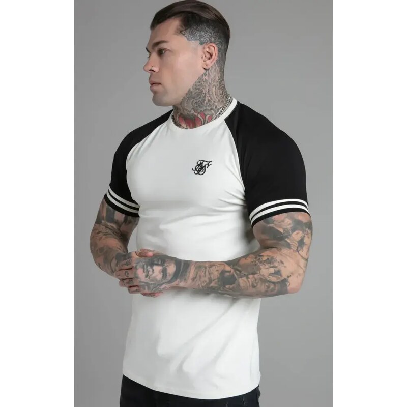 Tričko SIKSILK Raglan Tee ecru