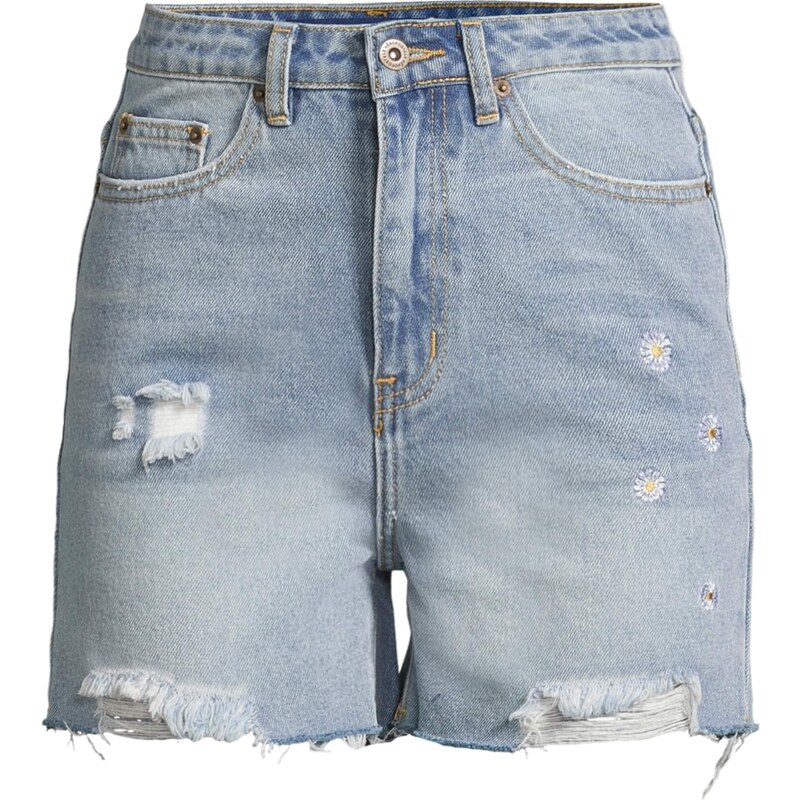 AÉROPOSTALE Džínsy modrá denim / žltá / biela 54634064