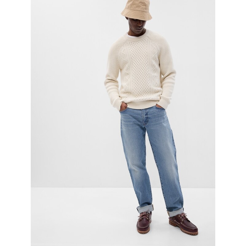 Svetlomodré pánske straight fit džínsy GAP 50600517