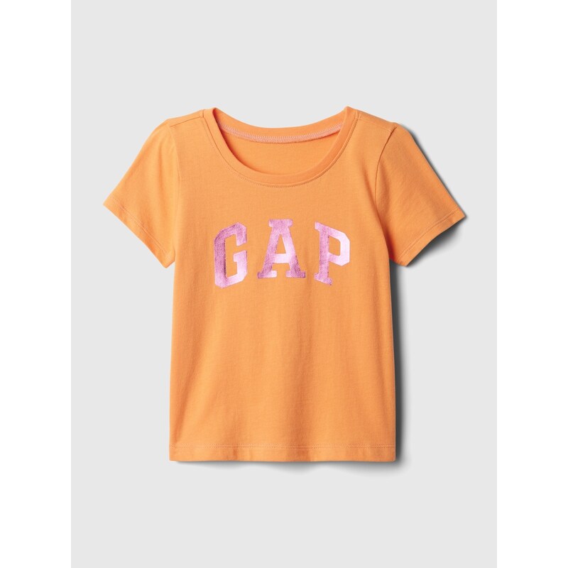 E-shop Oranžové dievčenské tričko GAP