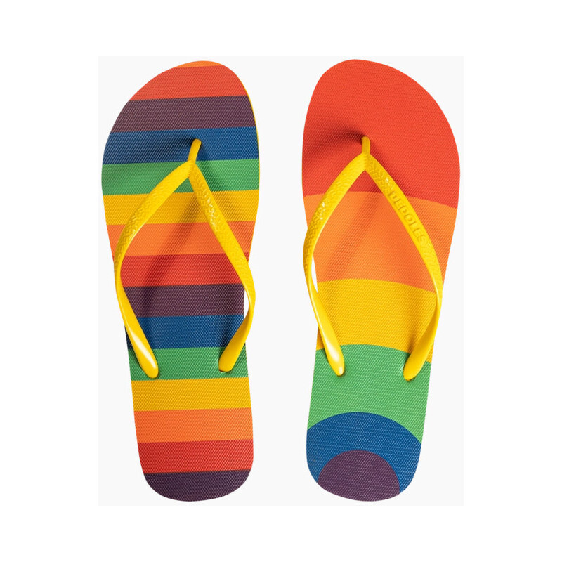 Veselé žabky Dedoles Pruhy dúhy (D-U-SCL-F-FF-C-919) 45 48888372