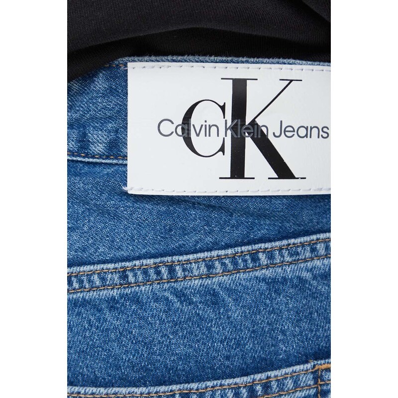 Rifľové krátke nohavice Calvin Klein Jeans pánske,J30J324877