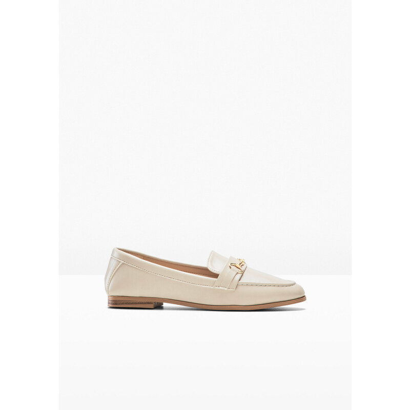 bonprix Poltopánky loafer, farba béžová