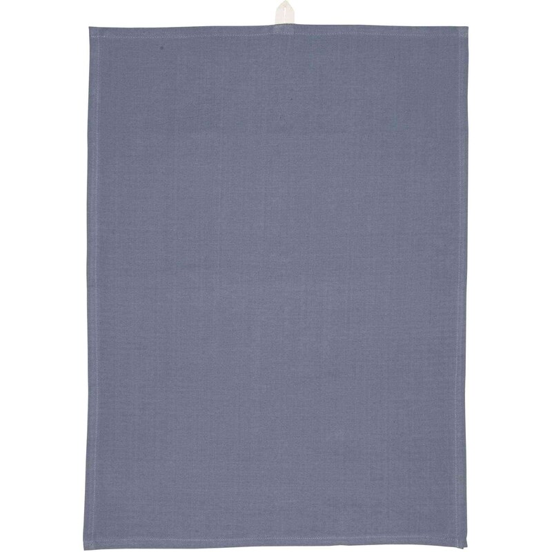 IB LAURSEN Bavlnená utierka Sofus Plain Blue 50 x 70 cm