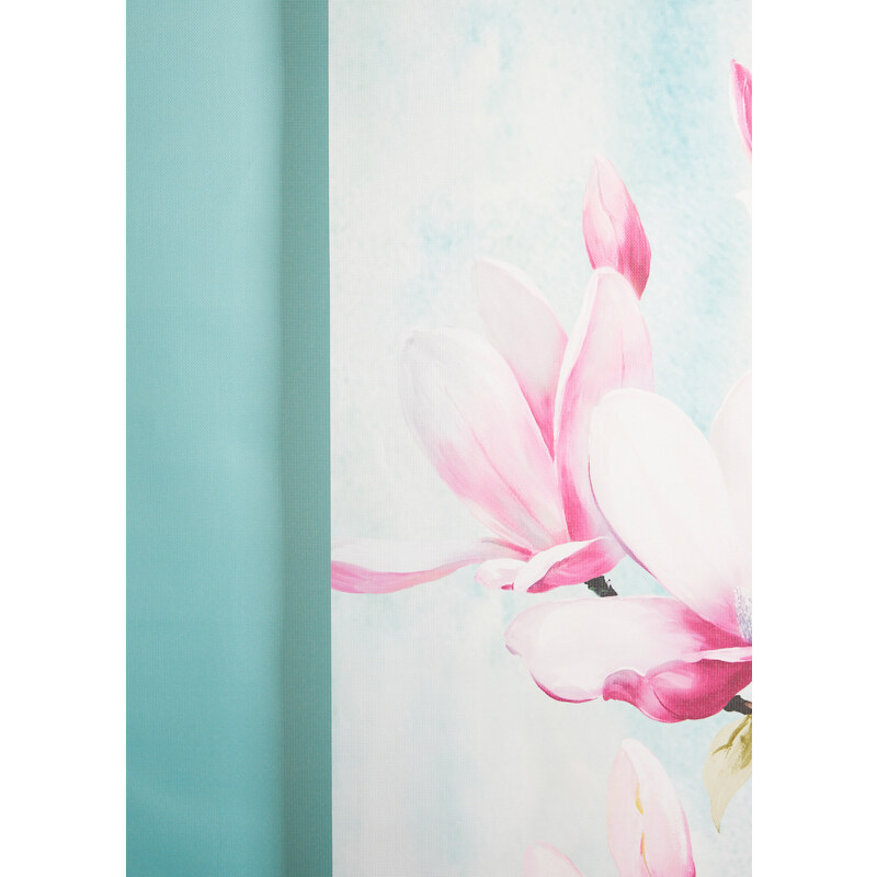 bonprix Panelová záclona, s kvetovanou potlačou (2-dielna sada), farba pestrá