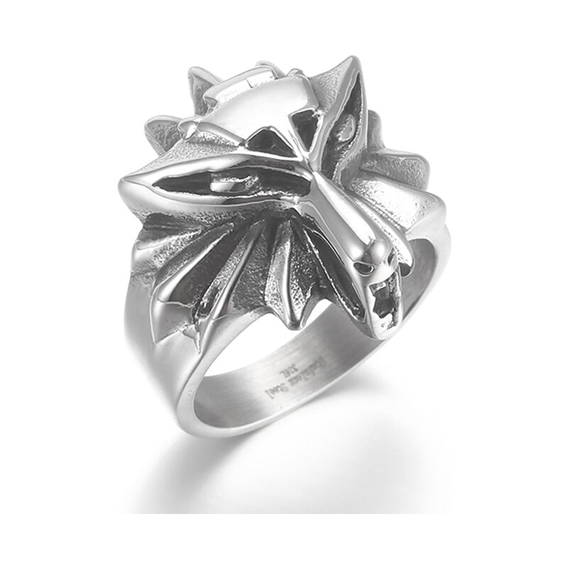 Royal Fashion pánsky prsteň Vlk KR106165-KJX 54217201