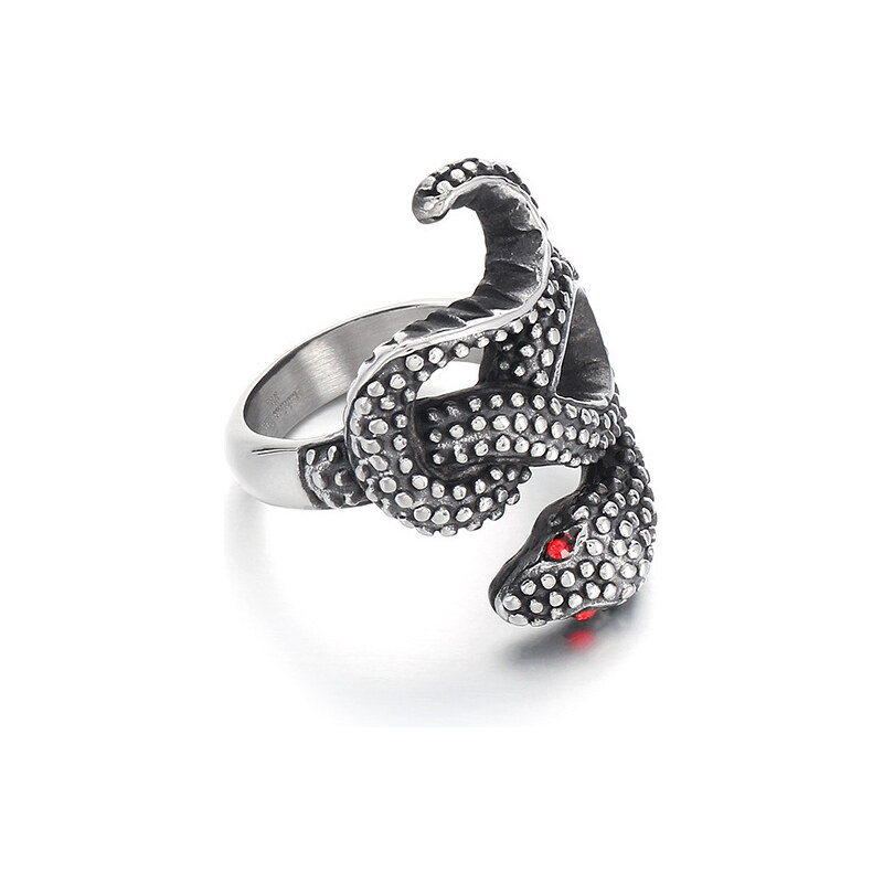 Royal Fashion pánsky prsteň Had KR105952-KJX 62610371