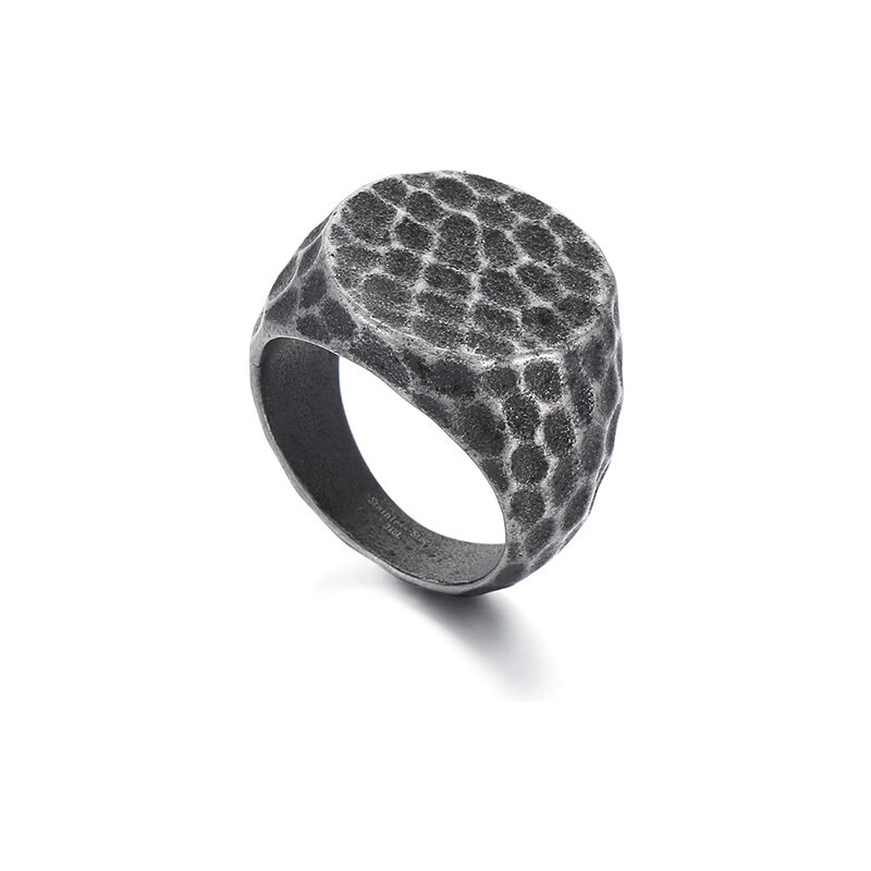 Royal Fashion pánsky čierny prsteň KR105964-KJX 54217184