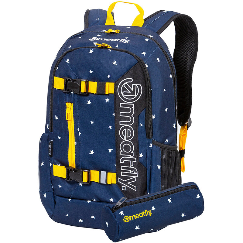 Meatfly Batoh Basejumper 6 + PENÁL ZDARMA - K - Birds Dark Navy 56830581