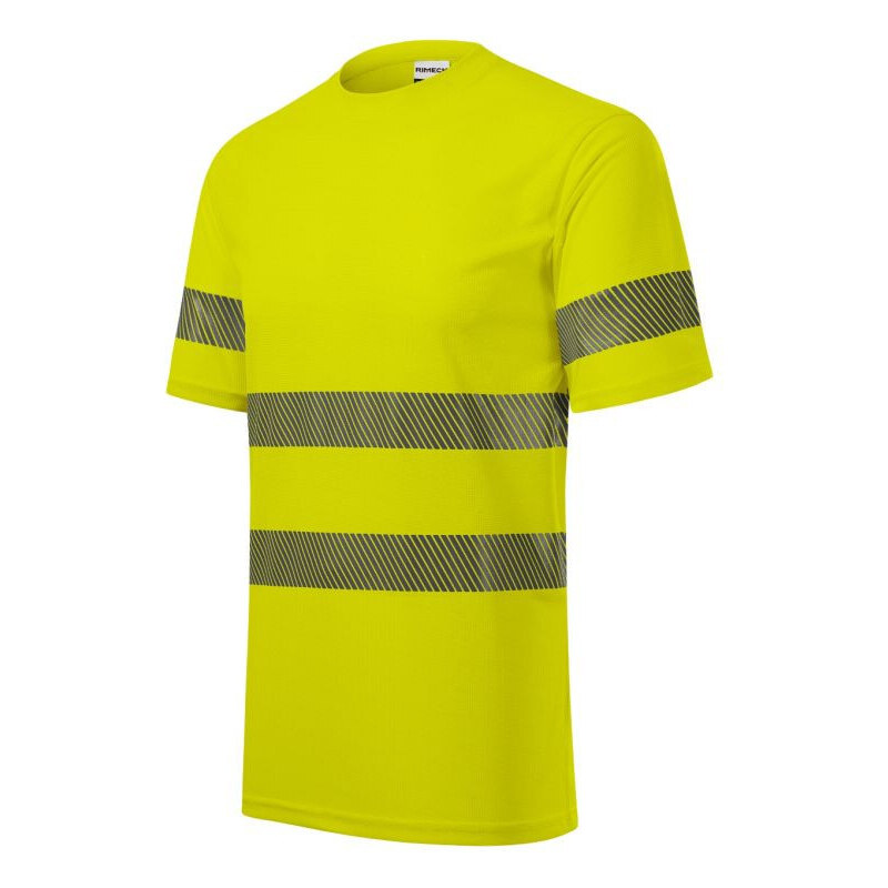 Rimeck HV Dry M MLI-1V897 fluorescenčné žlté pánske tričko 49793545