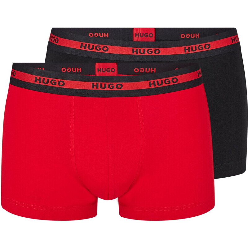 Pánske boxerky 50469775 čierno-červené - Hugo Boss 49793611