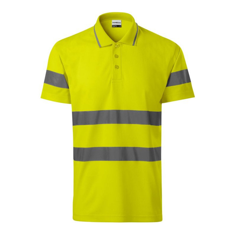 Rimeck HV Runway M polokošeľa MLI-2V997 fluorescenčná žltá pánska 49793560