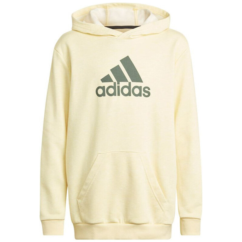 Detská mikina Badge of Sport Hoodie Jr HN8469 žltá - Adidas 49794392