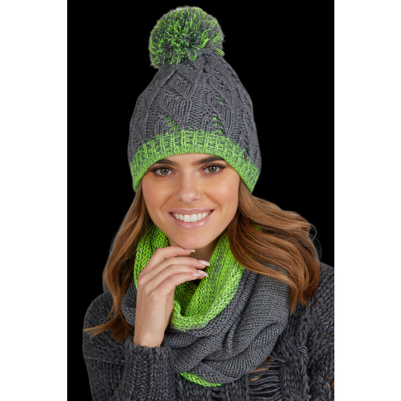 Dámska čiapka K.15.13.06S-2 šedá - Kamea 49797974