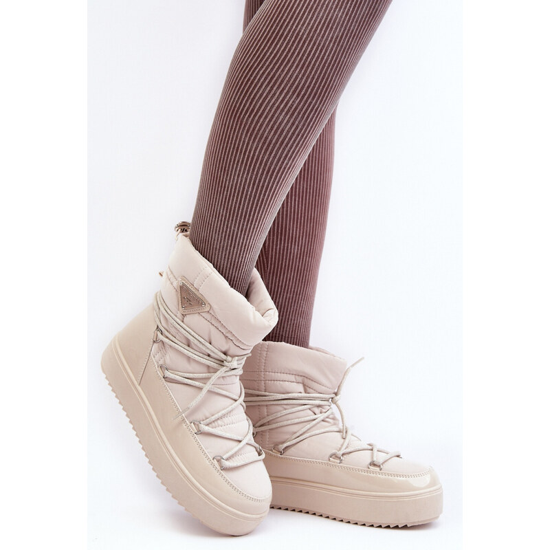 Dámske snežnice NB606 189412 Beige - Seastar 49799084