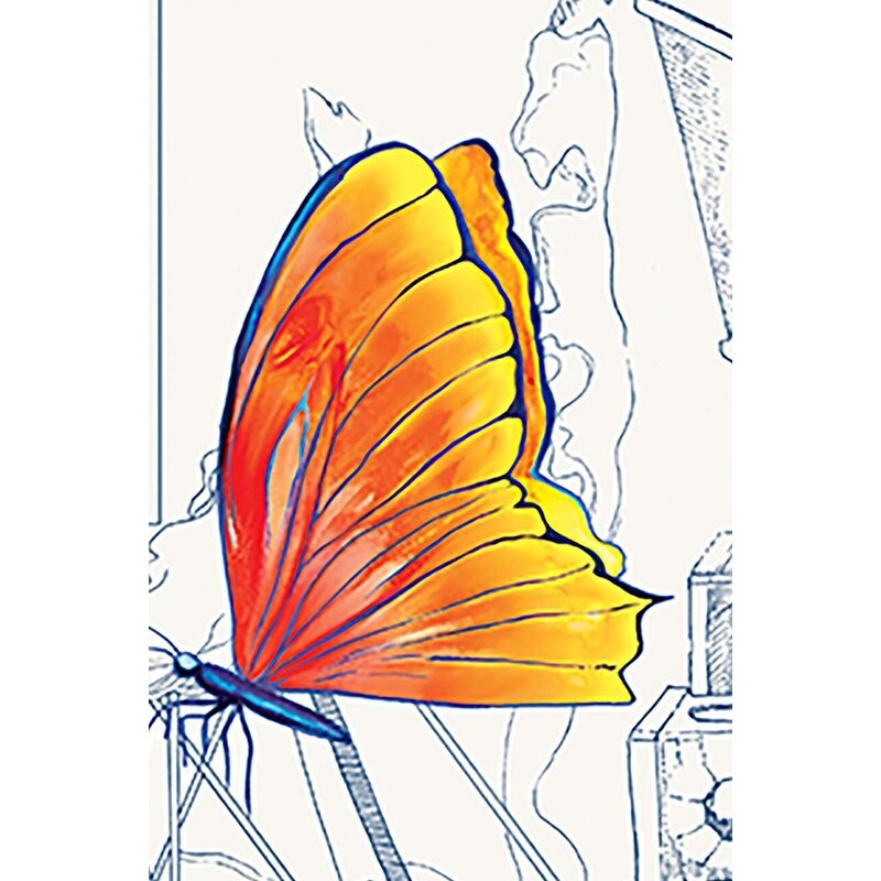 Hodvábna šatka Lilou vzorovaná,APASZKA/SILK/BLUE/90