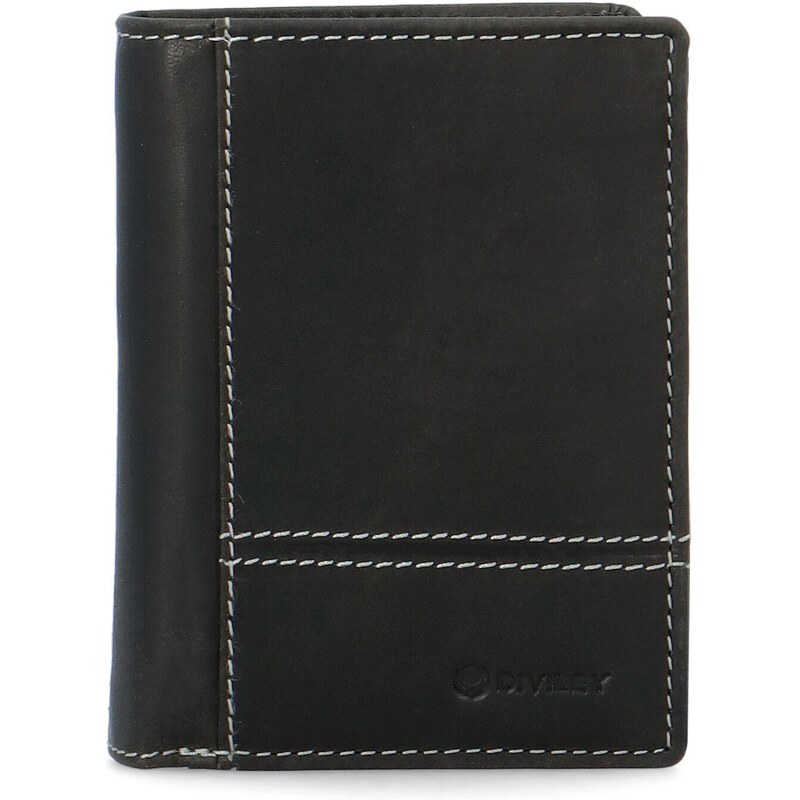 Pánska kožená peňaženka čierna - Diviley Arter čierna 48936918