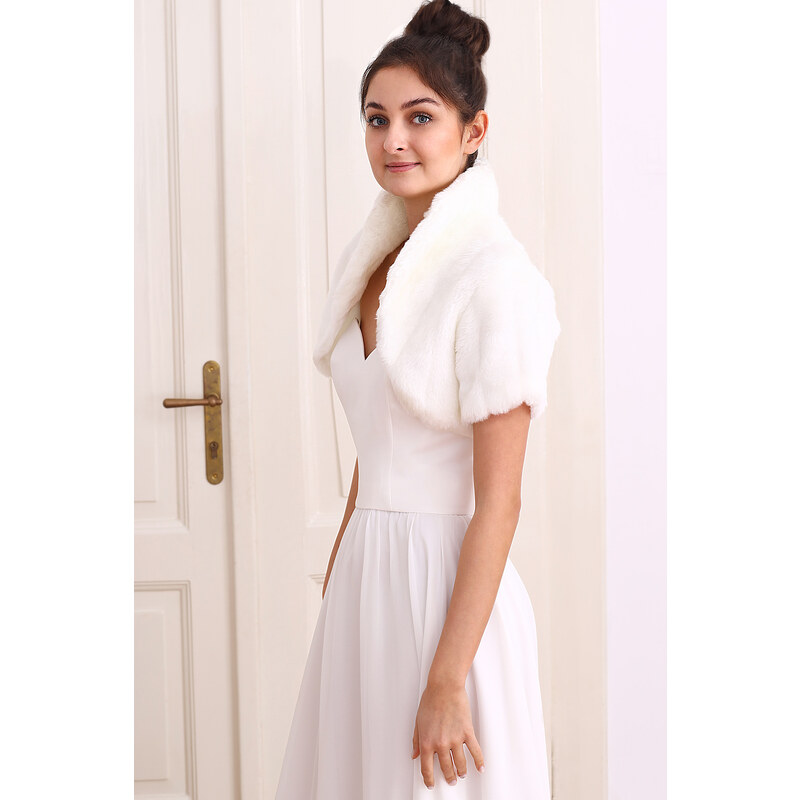 Glara Krátke kožušinové bolerko 60121555