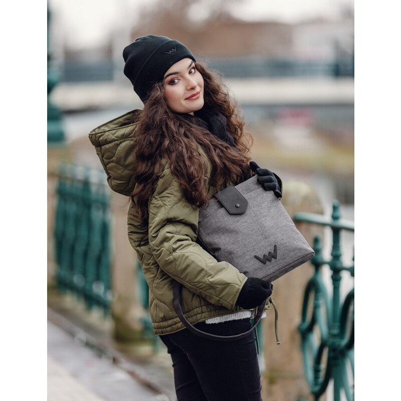 Vuch Dámska crossbody kabelka Vigo Dark Grey 66578166