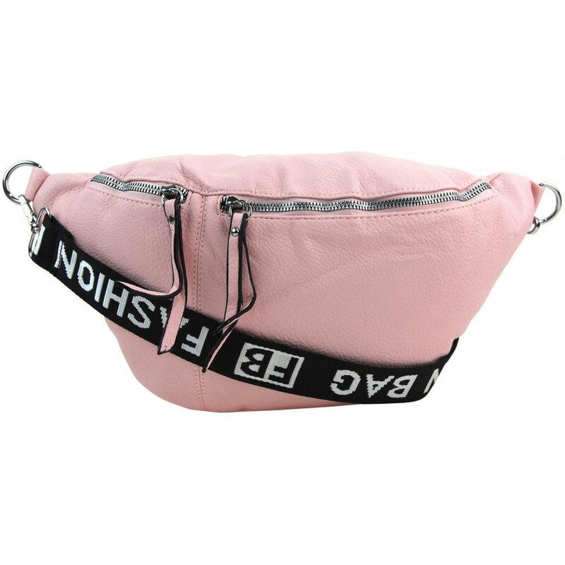 Fashion & CO Väčšia dámska moderná ľadvinka svetlo ružová 48945051