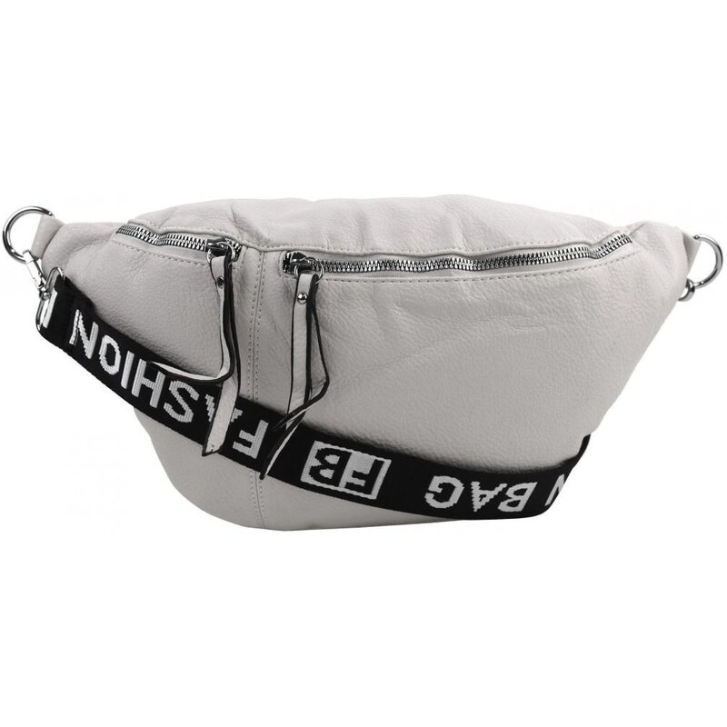 Fashion & CO Väčšia dámska moderná ľadvinka svetlo šedá 48945052