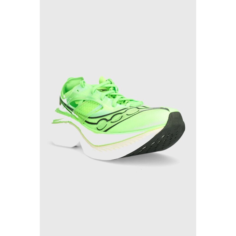 Bežecké topánky Saucony Endorphin Elite zelená farba, S20768.30