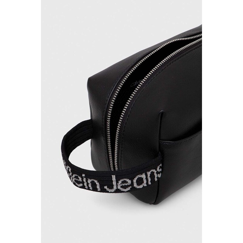Kozmetická taška Calvin Klein Jeans čierna farba,K60K611969