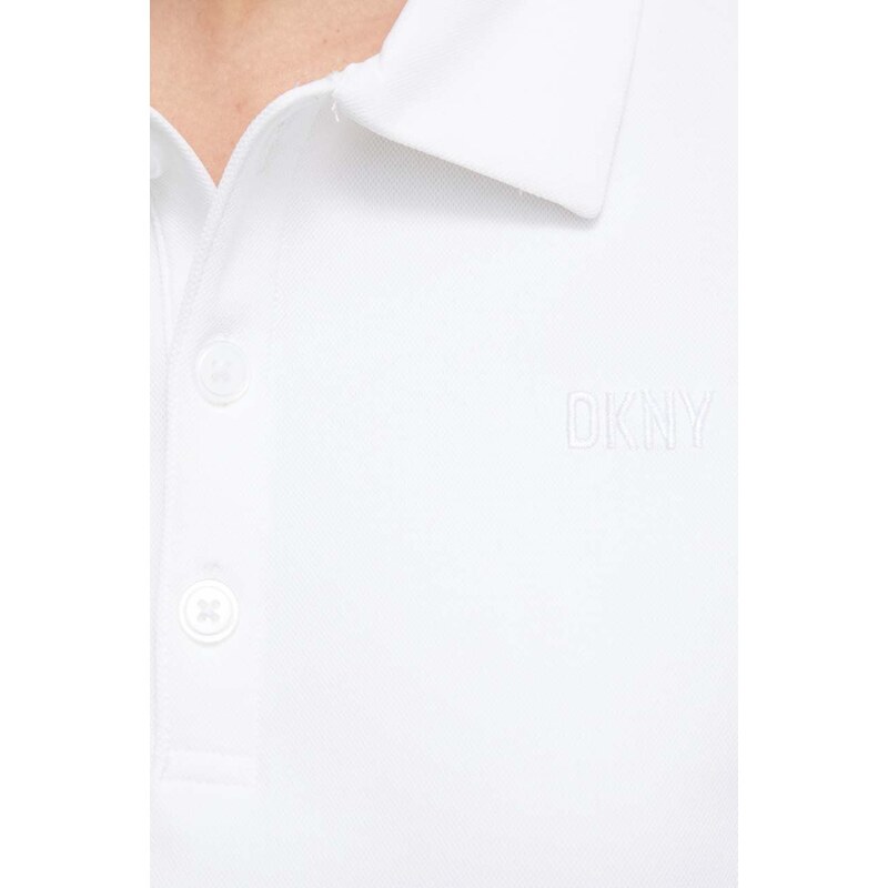 Polo tričko Dkny dámsky, béžová farba, DP3T9642