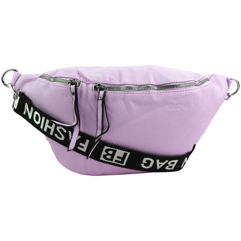 Fashion & CO Väčšia dámska moderná ľadvinka svetlo fialová 48945056