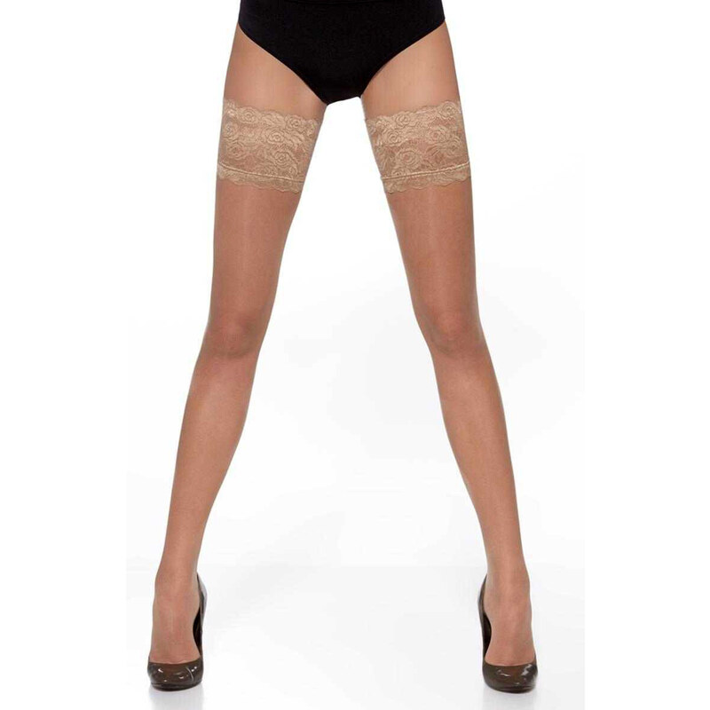 Glara Samodržiace pančuchy so širokou čipkou 20 DEN 48958084