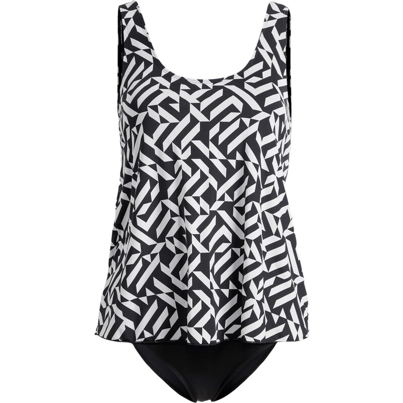 bonprix Plavky v tankiny vzhľade, farba čierna 48958397