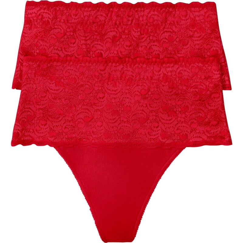 bonprix Sťahovacie string nohavičky, stredný tvarujúci efekt (2 ks), 48958568