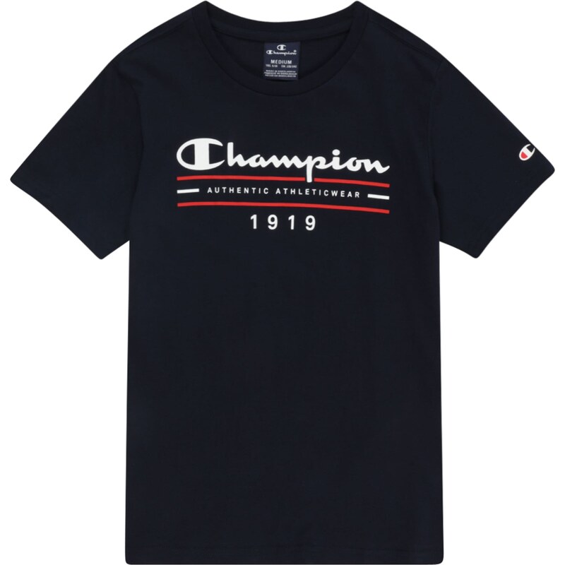 Champion Authentic Athletic Apparel Tričko námornícka modrá / jasne červená / biela