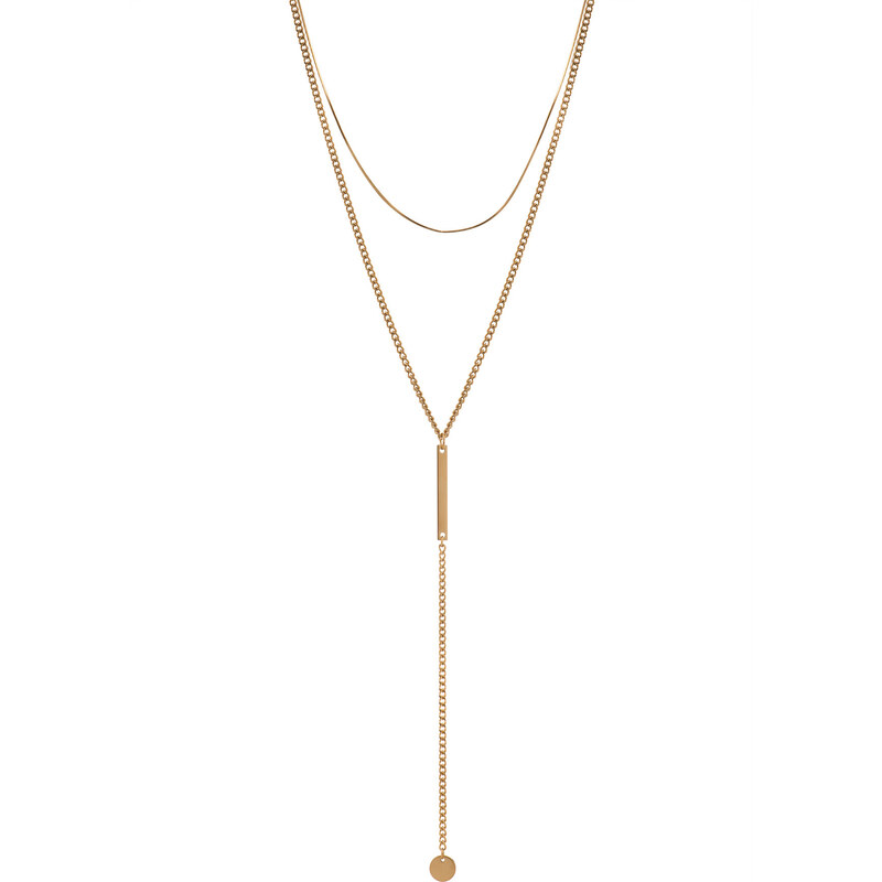 Troli Elegantný pozlátený náhrdelník VGX1760G/RE 66595142