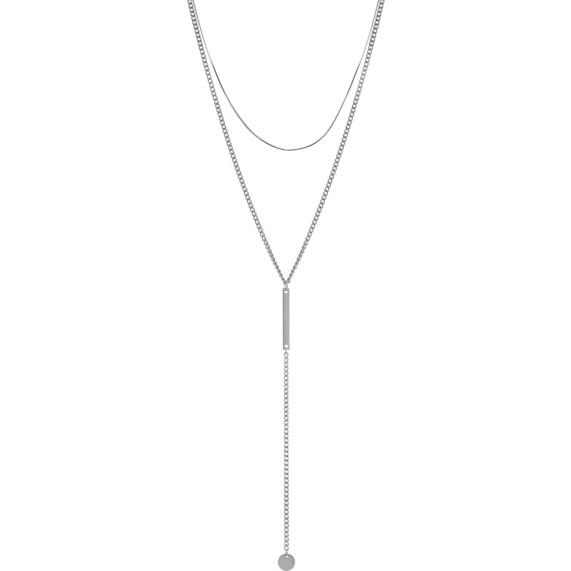 Troli Elegantný oceľový náhrdelník VGX1760S/RE 66991462