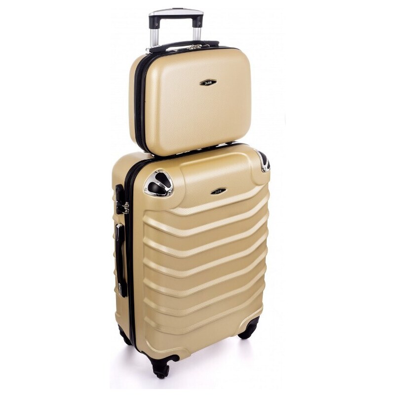 Rogal Zlatá 2 sada škrupinových kufrov "Premium" - veľ. L, XL