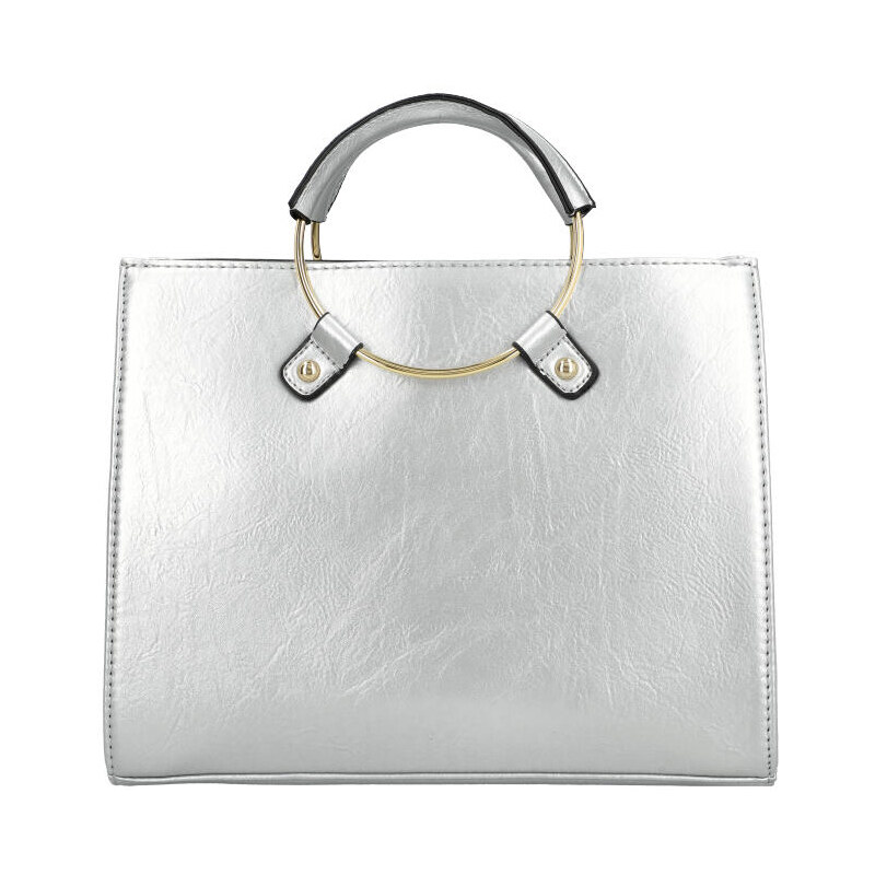 Beast Style Moderná dámska kabelka do ruky Beast strieborná 48973042