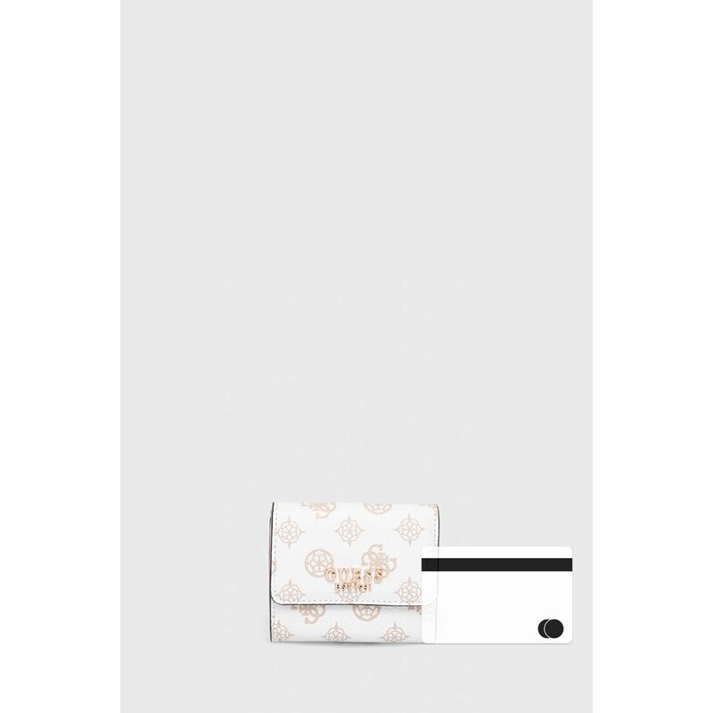 Peňaženka Guess LAUREL dámsky, biela farba, SWPG85 00440