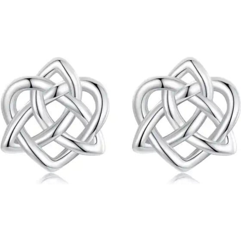 Olivie Strieborné náušnice KELTSKÝ UZEL 8342 48980147