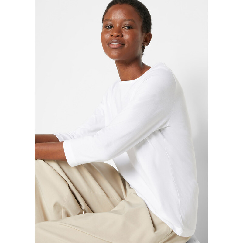 bonprix Dlhé tričko (5 ks), farba čierna 48301360