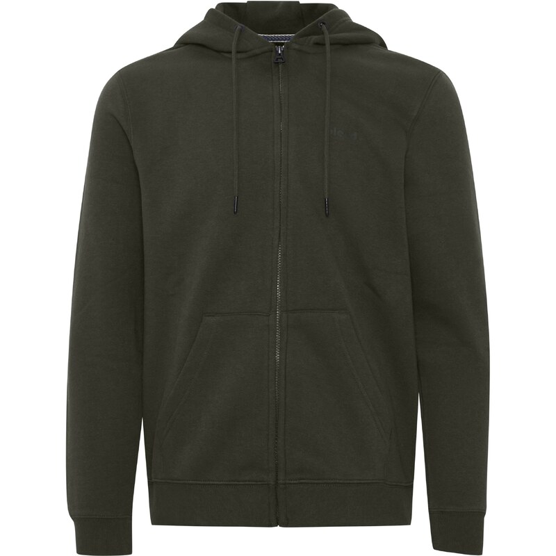 BLEND Tepláková bunda Downton tmavozelená 49124268