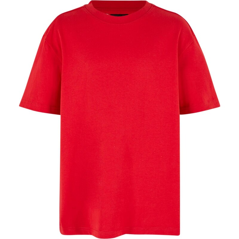 Urban Classics Childrens T-shirt Heavy Oversize - red 50687194