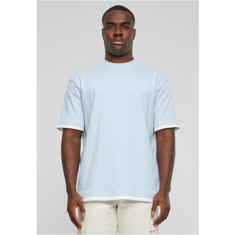 Mens T-shirt DEF Visible Layer - light blue/white 50521300