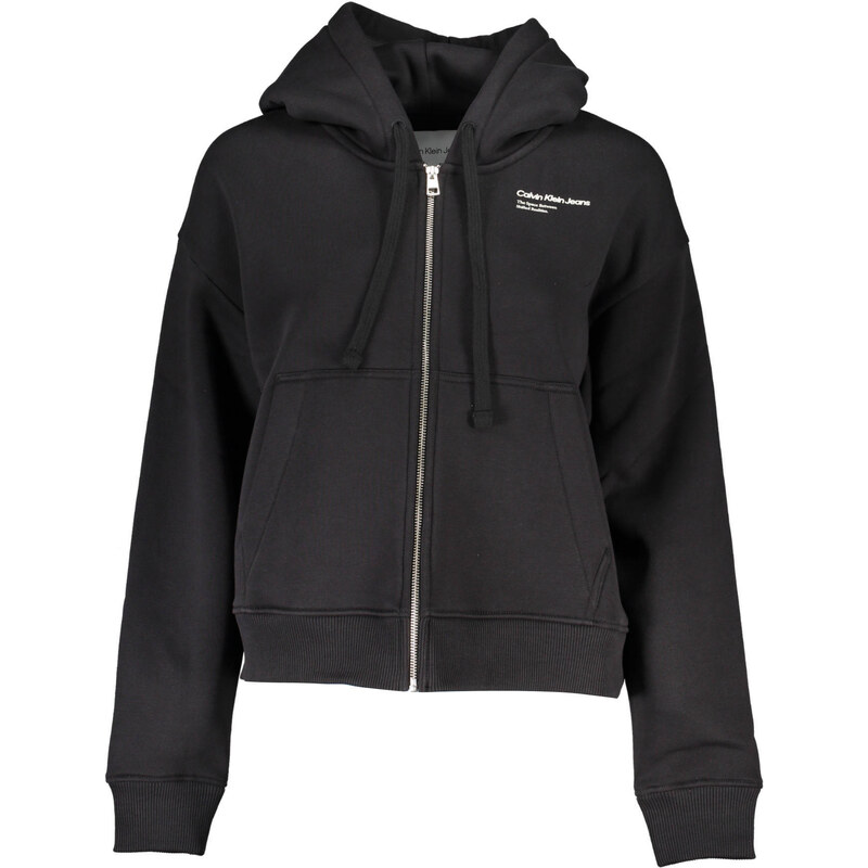 Čierna mikina Calvin Klein na zips 64794005