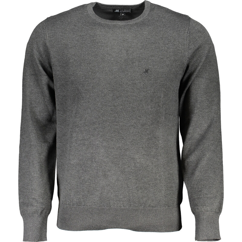 U.S. GRAND Pánsky sivý sveter US Grand Polo 64702850