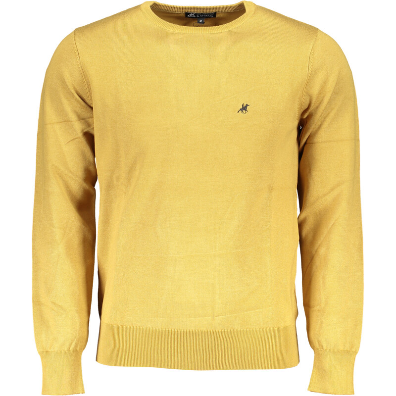 U.S. GRAND Pánsky žltý sveter US Grand Polo 64702865