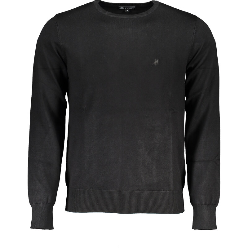 U.S. GRAND Čierny pánsky sveter US Grand Polo 64708932