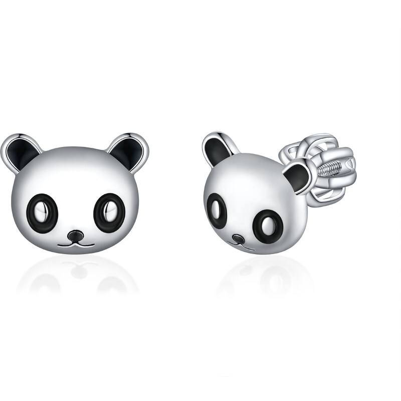 Olivie Strieborné náušnice PANDA 8380 49010920